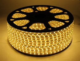 ЛЕНТА СВЕТОДИОДНАЯ 220V 5050 SMD 60LED 14,4W IP65 2700К