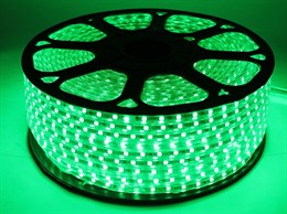 ЛЕНТА СВЕТОДИОДНАЯ 220V 5050 SMD 60LED 14,4W IP65 (GREEN)