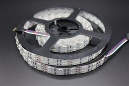 ЛЕНТА СВЕТОДИОДНАЯ 24V 5050 SMD 120LED 28.8W IP IP20 RGB (МУЛЬТИЦВЕТ)